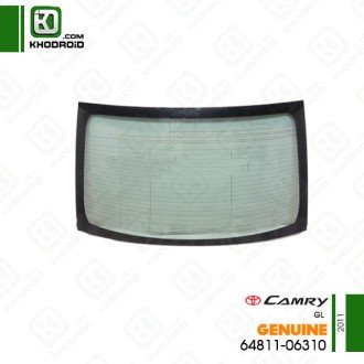 شیشه عقب تویوتا کمری GLو 2011 جنیون 6481106310