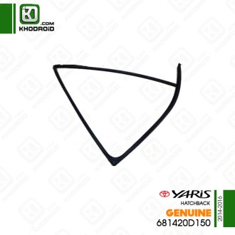 زه آبگیر شیشه بغل عقب تویوتا یاریس هاچبک 2014 تا 2016 سمت شاگرد جنیون 681420D150