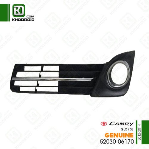قاب دور پروژکتور سمت شاگرد تویوتا کمری GLX/SEو 2012 تا 2014 جنیون 5203006170