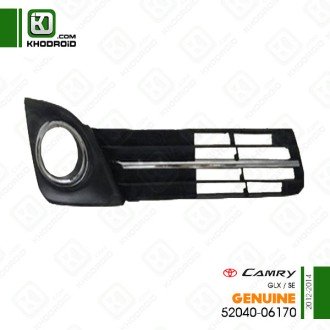 قاب دور پروژکتور سمت راننده تویوتا کمری GLX/SEو 2012 تا 2014 جنیون 5204006170