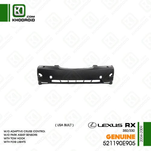 سپر جلو لکسوس RX و330/350 و2004 تا 2009 جنیون 521190e905