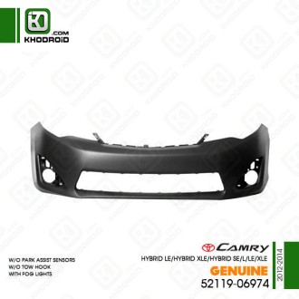 سپر جلو تویوتا کمری HYBRID LE/HYBRID SE/HYBRID XLE/L/LE/XLEو 2012 تا 2014 جنیون 5211906974 