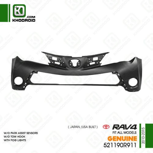 سپر جلو تویوتا RAV4و 2013 تا 2015 جنیون 521190r911