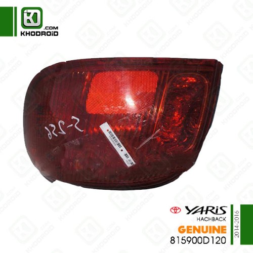 ​شبرنگ داخل سپرعقب سمت راننده  تویوتا یاریس هاچبک 2014 تا 2016 جنیون 815900d120 
