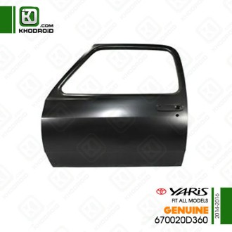 درب جلو تویوتا یاریس صندوقدار 2014 تا 2016 سمت راننده جنیون 670020D360