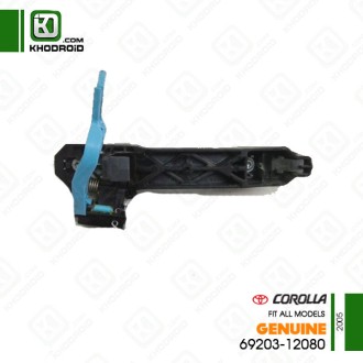 قاب دستگیره بیرونی عقب تویوتا کرولا 2005 سمت شاگرد جنیون 6920312080