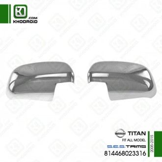 قاب پشت آینه استیل نیسان تیتان 2005 تا 2015 و 814468023316