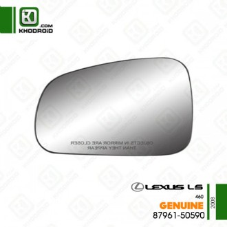 شیشه آینه بغل لکسوس LS460 و 2008 سمت راننده 8796150590 جنیون