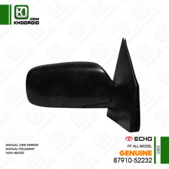 آینه بغل تویوتا اکو سمت شاگرد 2005جنیون 8791052232 (دستی-تاشو دستی- بدون گرمکن)