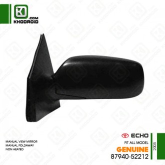 آینه بغل تویوتا اکو سمت راننده 2005جنیون 8794052212 (دستی-تاشو دستی- بدون گرمکن)