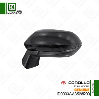 آینه بغل تاشو برقی سمت راننده تویوتا کرولا 2020 تا 2023 و جنیون ID0003AA3528R00