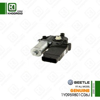 موتور شیشه بالابر جلو سمت راننده ولکس واگن بیتل 2005 تا 2010 جنیون 1y0959801c06j