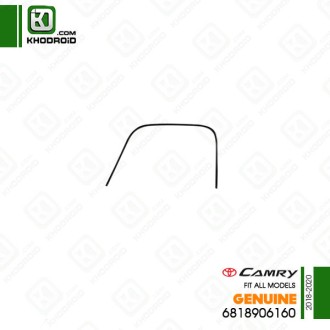فرم دور شیشه لچکی عقب سمت راننده تویوتا کمری 2018 تا 2020 جنیون 6818906160