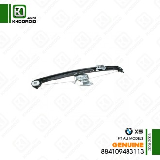 شیشه بالابر برقی عقب سمت راننده بی ام دبلیو X5و 2005 تا 2006 جنیون 884109483113