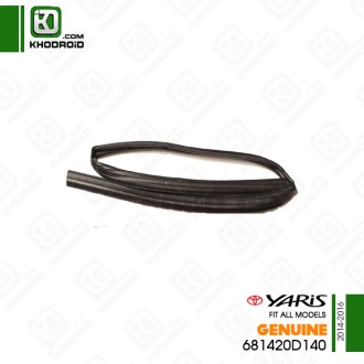 فرم دور شیشه بغل عقب سمت شاگرد تویوتا یاریس صندوقدار 2014 تا 2016 جنیون 681420D140