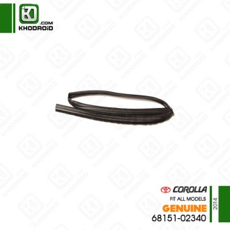 فرم دور شیشه بغل جلو سمت راننده  تویوتا کرولا 2014 جنیون 6815102340
