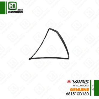 فرم دور شیشه بغل جلو سمت راننده تویوتا یاریس 2014 جنیون 681510D180