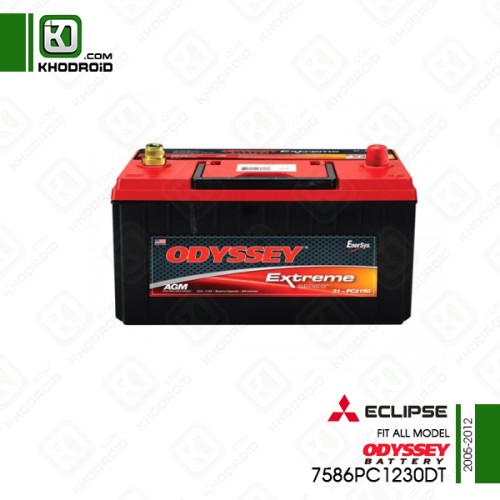 باتری 55 آمپر میتسوبیشی اکلیپس 2005 تا 2012 ادیسه 7586pc1230dt