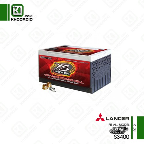 باتری 135 آمپر میتسوبیشی لنسر 2012 ایکس اس پاور s3400
