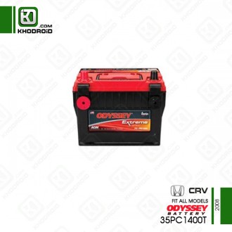 باتری 60 آمپر هوندا CRV و 2008 ادیسه 35pc1400t