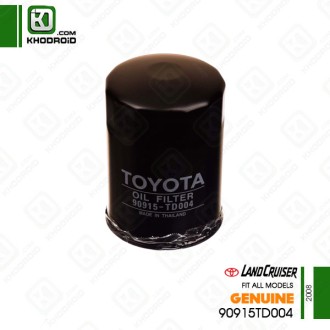 فیلتر روغن تویوتا لندکروز 6 سیلندر 2008 جنیون 90915TD004