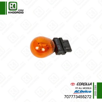لامپ چراغ راهنما فابریکی تویوتا کرولا 2005 تا 2008 ای سی دلکو 707773455272