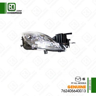 چراغ جلو عدسی دار تو کروم سمت شاگرد مزدا 6 و 2009 تا 2010 جنیون 762405640013