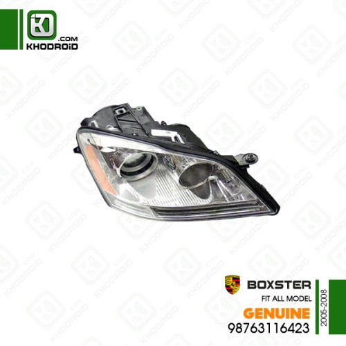 چراغ جلو فابریکی سمت راننده پورشه باکستر 2005 تا 2008 جنیون 98763116423