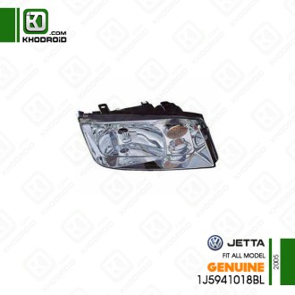چراغ جلو فابریکی سمت شاگرد فولکس جتا 2005 جنیون 1J5941018BL