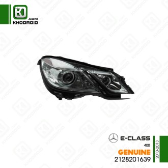 چراغ جلو فابریکی سمت شاگرد مرسدس بنز E400و 2010 تا 2013 جنیون 2128201639