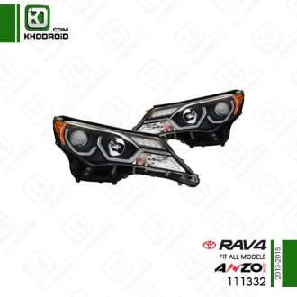 چراغ جلو دی لایت تو مشکی تویوتا RAV4و 2013 تا 2015 انزو 111332