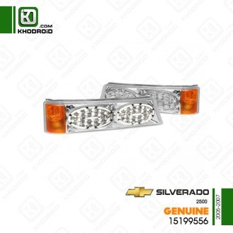 چراغ راهنما هالوژن سفید چوی سیلورادو2500 و 2005 تا 2007 جنیون 15199556