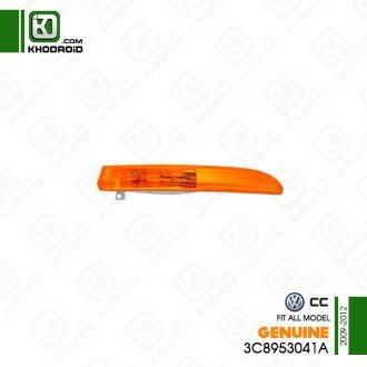 چراغ راهنمای راهنما دار نارنجی سمت راننده فلکس واگن CCو 2009 تا 2012 جنیون 3c8953041a