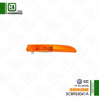 چراغ راهنمای راهنما دار نارنجی سمت راننده فلکس واگن CCو 2009 تا 2012 جنیون 3c8953041a