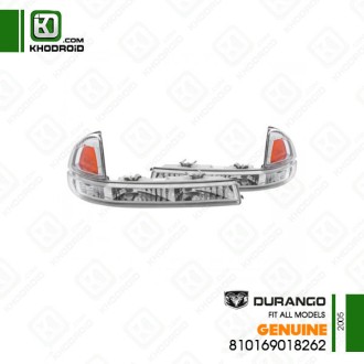 چراغ راهنما هالوژن نارنجی دوج دورانگو 2005 جنیون 810169018262