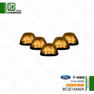 چراغ راهنما led نارنجی سقف فورد F250و 2005 تا 2015 جنیون 8c3z15442a