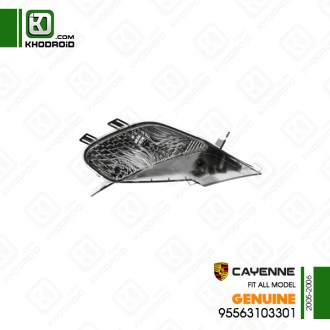 چراغ راهنما فابریکی دودی سمت راننده پورشه کاین 2005 تا 2006 جنیون 95563103301