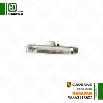 چراغ راهنما فابریکی سفید سمت راننده پورشه کاین 2008 تا 2010 جنیون 95563118502