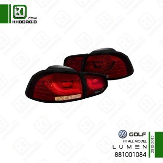 چراغ خطر عقب نئون فولکس گلف 2010 تا 2012 لومن 881001084
