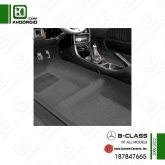 کفپوش یکپارچه بنز b class و 2005 تا 2022 auto custom carpets و 187847665