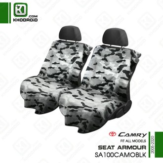 روکش صندلی طرح دار تویوتا کمری 2005 تا 2020 seat armour و SA100CAMOBLK