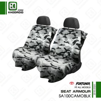 روکش صندلی طرح دار تویوتا فورچونر 2010 تا 2020 seat armour و SA100CAMOBLK