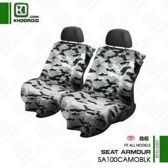 روکش صندلی طرح دار تویوتا 86 و 2010 تا 2020 seat armour و SA100CAMOBLK