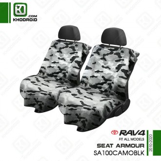 روکش صندلی طرح دار تویوتا rav4 و 2010 تا 2020 seat armour و SA100CAMOBLK